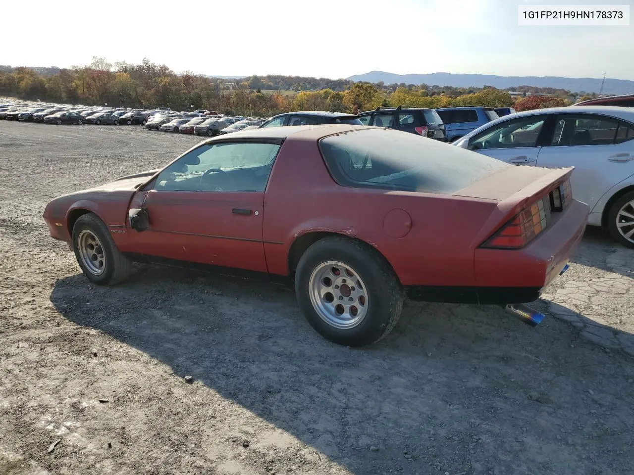 1987 Chevrolet Camaro VIN: 1G1FP21H9HN178373 Lot: 78016374