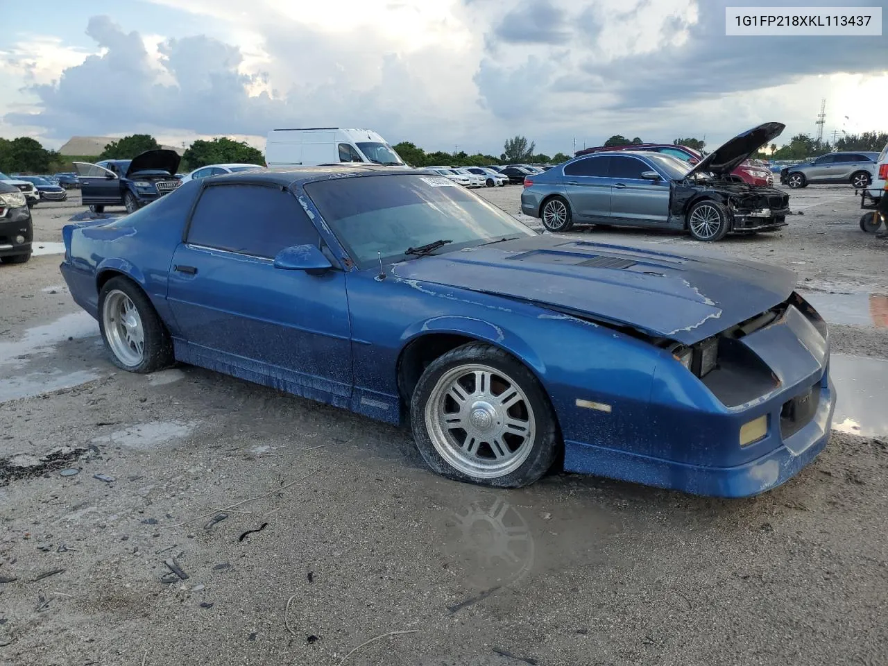 1989 Chevrolet Camaro VIN: 1G1FP218XKL113437 Lot: 74260194