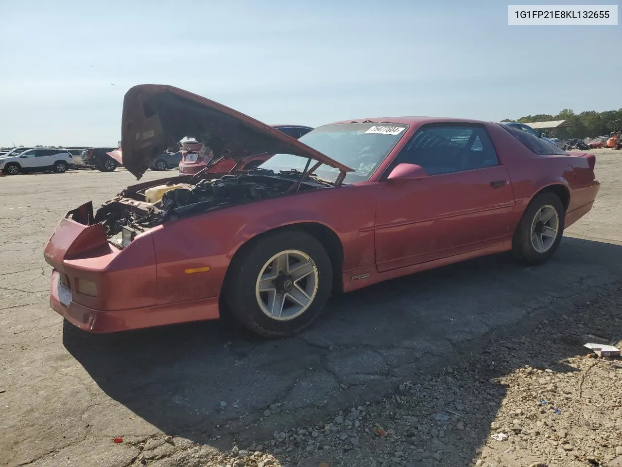 1989 Chevrolet Camaro VIN: 1G1FP21E8KL132655 Lot: 75477604