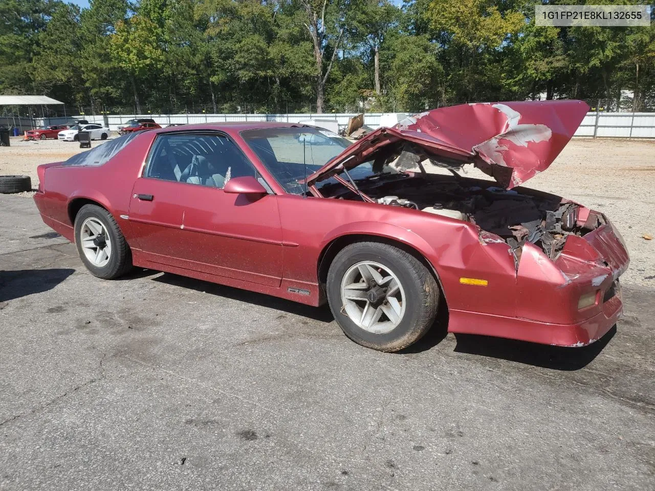 1989 Chevrolet Camaro VIN: 1G1FP21E8KL132655 Lot: 75477604