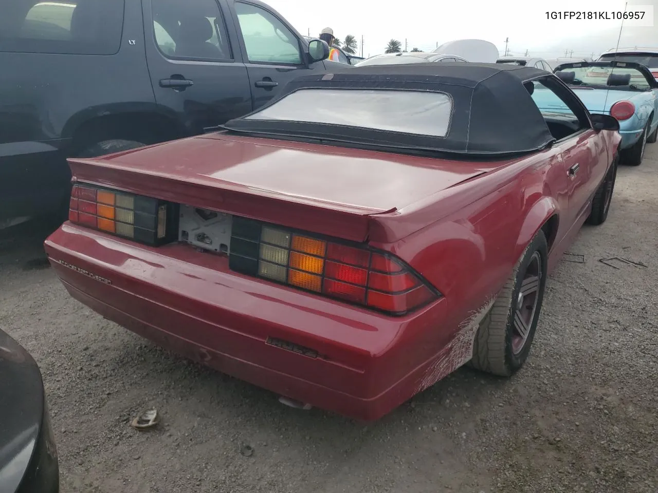 1989 Chevrolet Camaro VIN: 1G1FP2181KL106957 Lot: 76804824