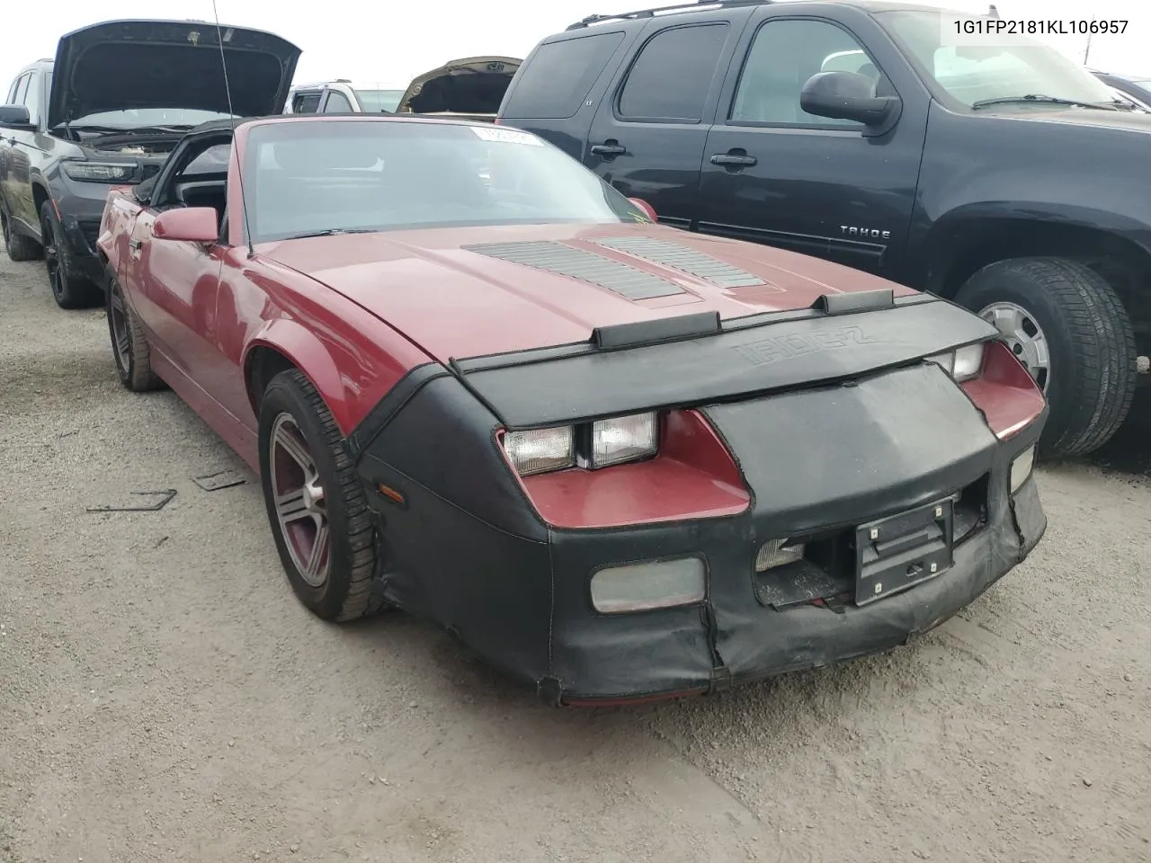 1989 Chevrolet Camaro VIN: 1G1FP2181KL106957 Lot: 76804824