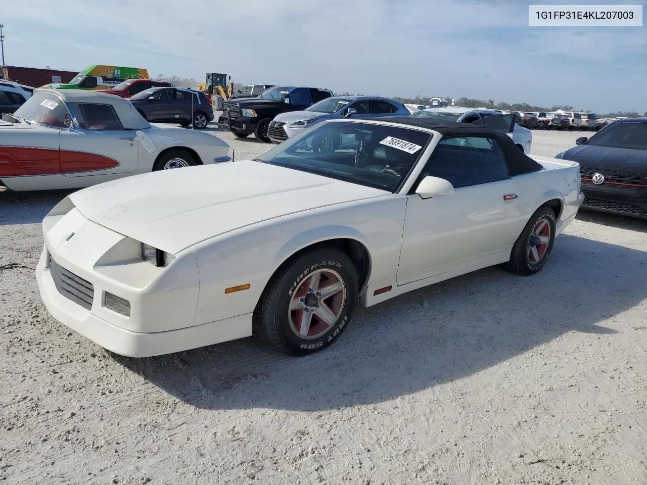 1989 Chevrolet Camaro VIN: 1G1FP31E4KL207003 Lot: 76891874