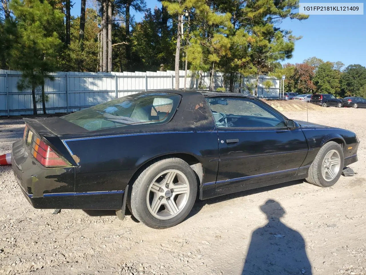 1989 Chevrolet Camaro VIN: 1G1FP2181KL121409 Lot: 77196054