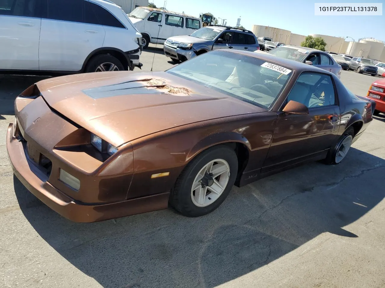 1990 Chevrolet Camaro Rs VIN: 1G1FP23T7LL131378 Lot: 72837884