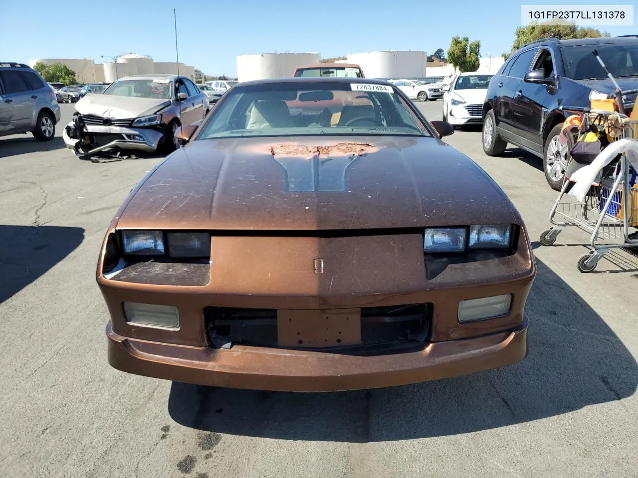 1990 Chevrolet Camaro Rs VIN: 1G1FP23T7LL131378 Lot: 72837884