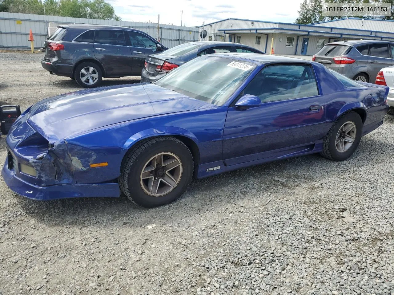 1991 Chevrolet Camaro Rs VIN: 1G1FP23T2ML166153 Lot: 59011274