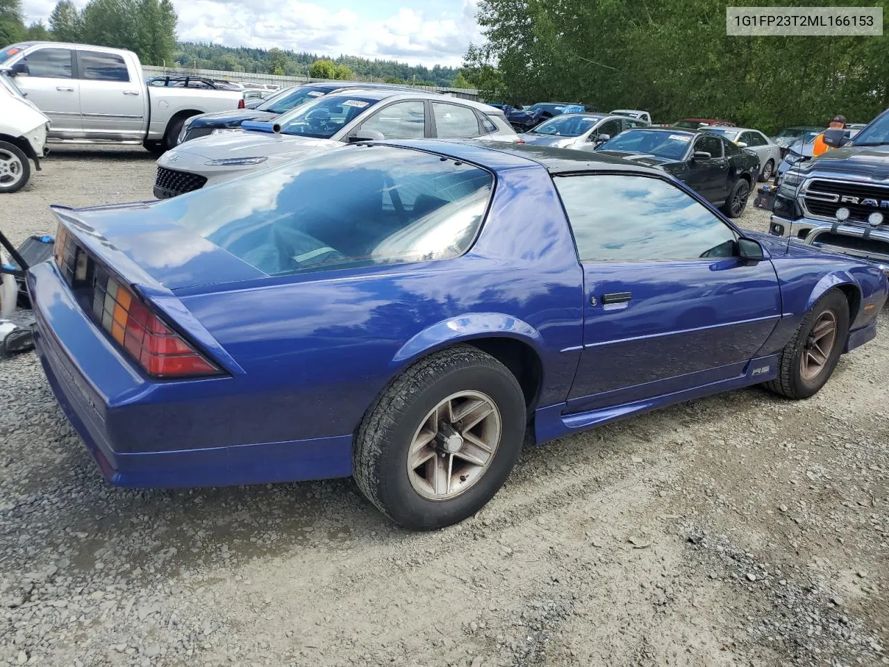 1991 Chevrolet Camaro Rs VIN: 1G1FP23T2ML166153 Lot: 59011274