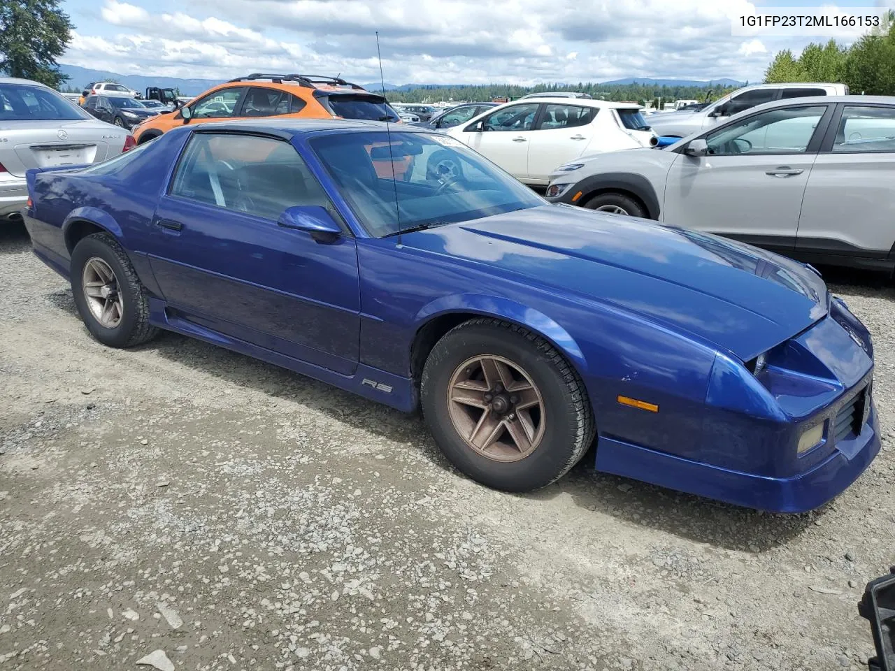 1991 Chevrolet Camaro Rs VIN: 1G1FP23T2ML166153 Lot: 59011274