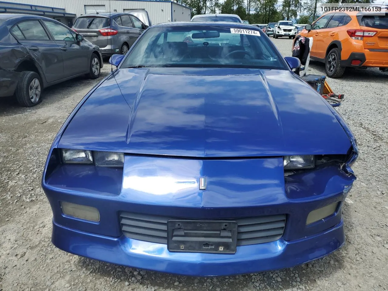 1991 Chevrolet Camaro Rs VIN: 1G1FP23T2ML166153 Lot: 59011274