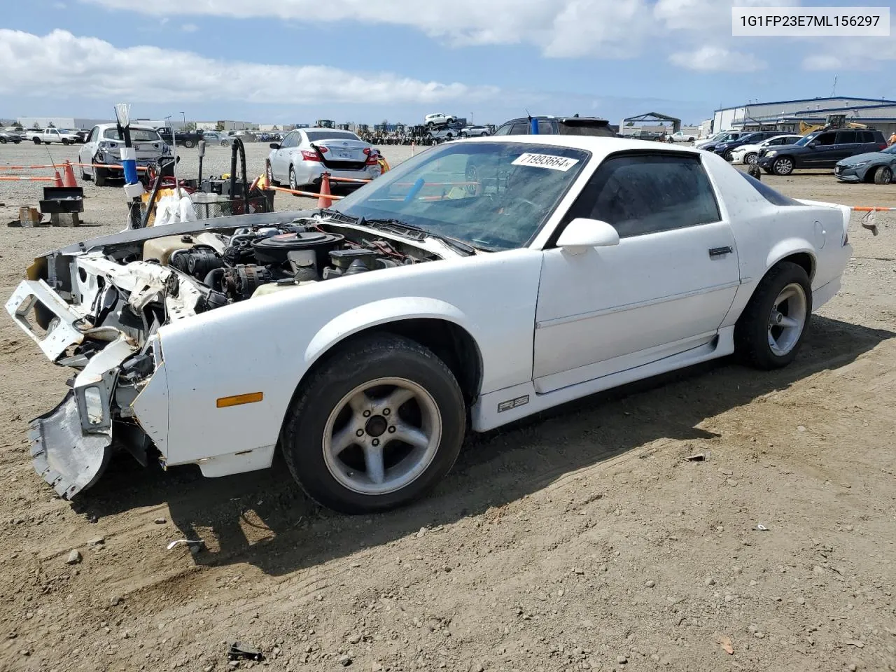 1991 Chevrolet Camaro Rs VIN: 1G1FP23E7ML156297 Lot: 71993664