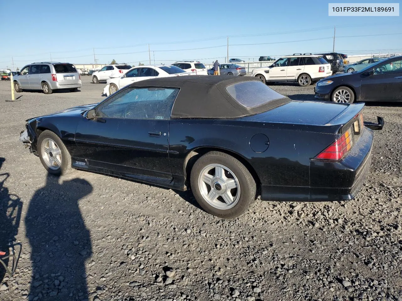 1991 Chevrolet Camaro Z28 VIN: 1G1FP33F2ML189691 Lot: 74683984