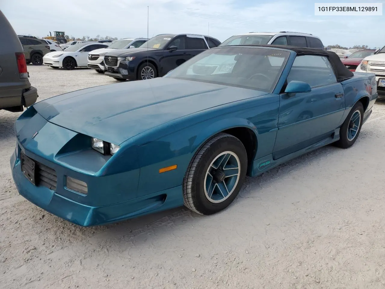 1991 Chevrolet Camaro Rs VIN: 1G1FP33E8ML129891 Lot: 75699184