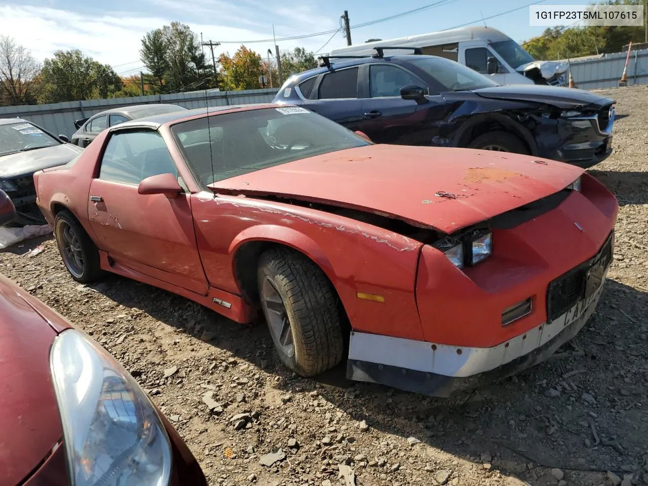 1991 Chevrolet Camaro Rs VIN: 1G1FP23T5ML107615 Lot: 76175504