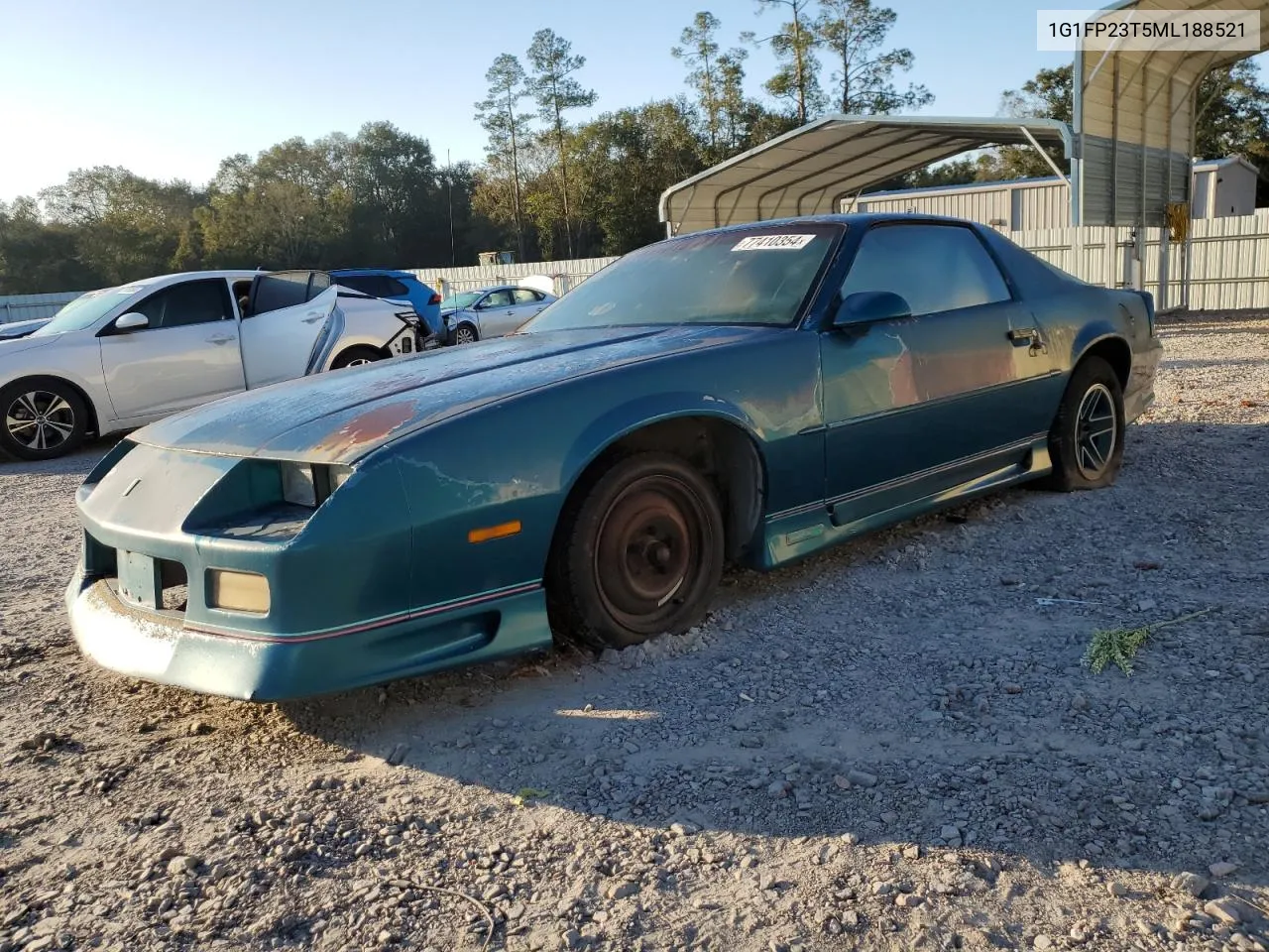 1991 Chevrolet Camaro Rs VIN: 1G1FP23T5ML188521 Lot: 77410354