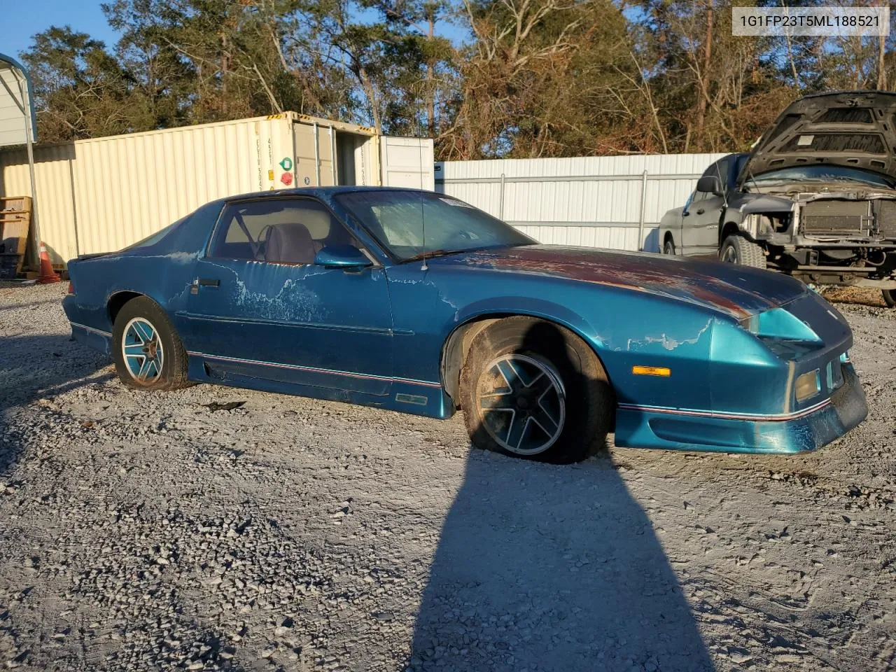 1991 Chevrolet Camaro Rs VIN: 1G1FP23T5ML188521 Lot: 77410354