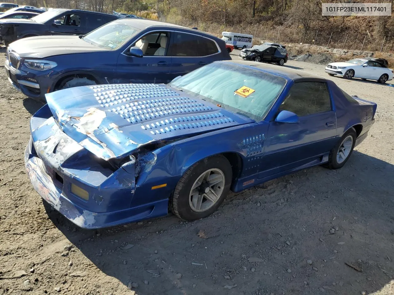 1991 Chevrolet Camaro Rs VIN: 1G1FP23E1ML117401 Lot: 79384764