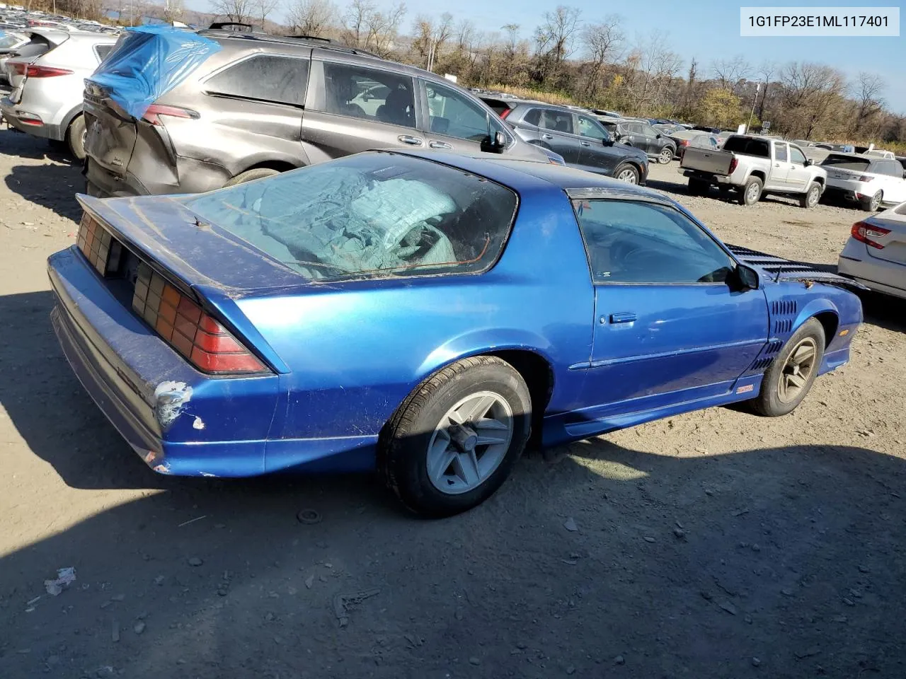 1991 Chevrolet Camaro Rs VIN: 1G1FP23E1ML117401 Lot: 79384764