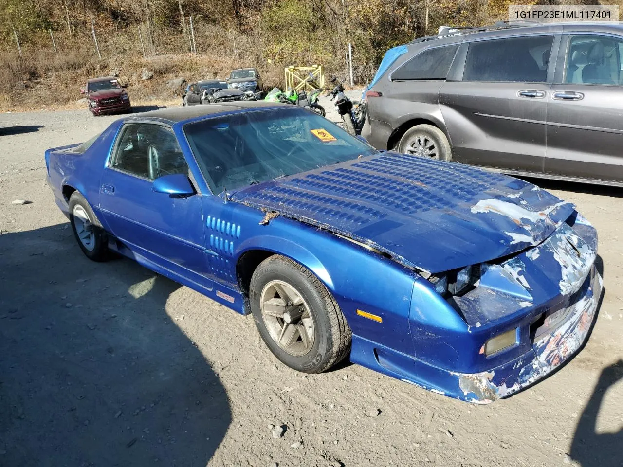 1991 Chevrolet Camaro Rs VIN: 1G1FP23E1ML117401 Lot: 79384764