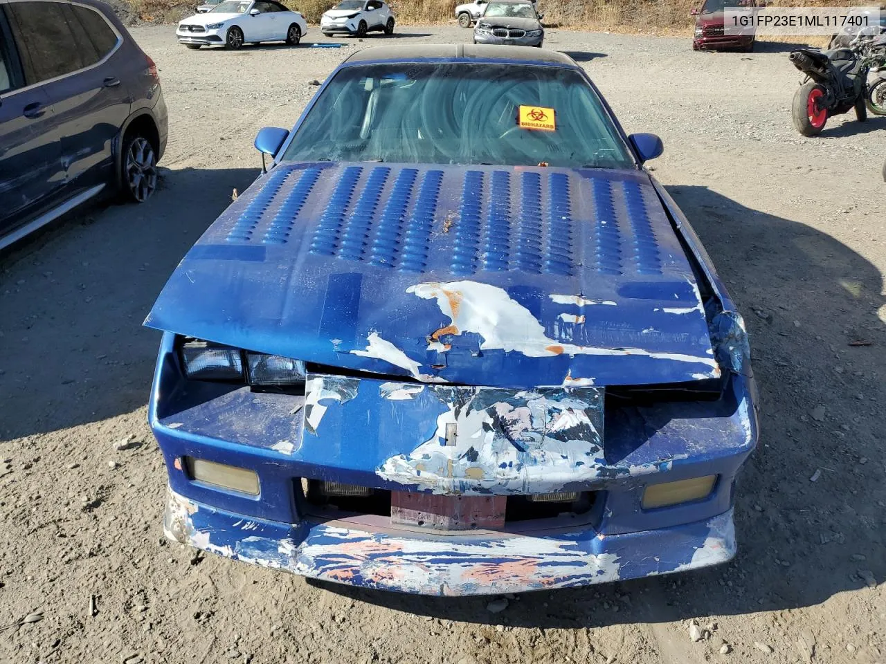 1991 Chevrolet Camaro Rs VIN: 1G1FP23E1ML117401 Lot: 79384764