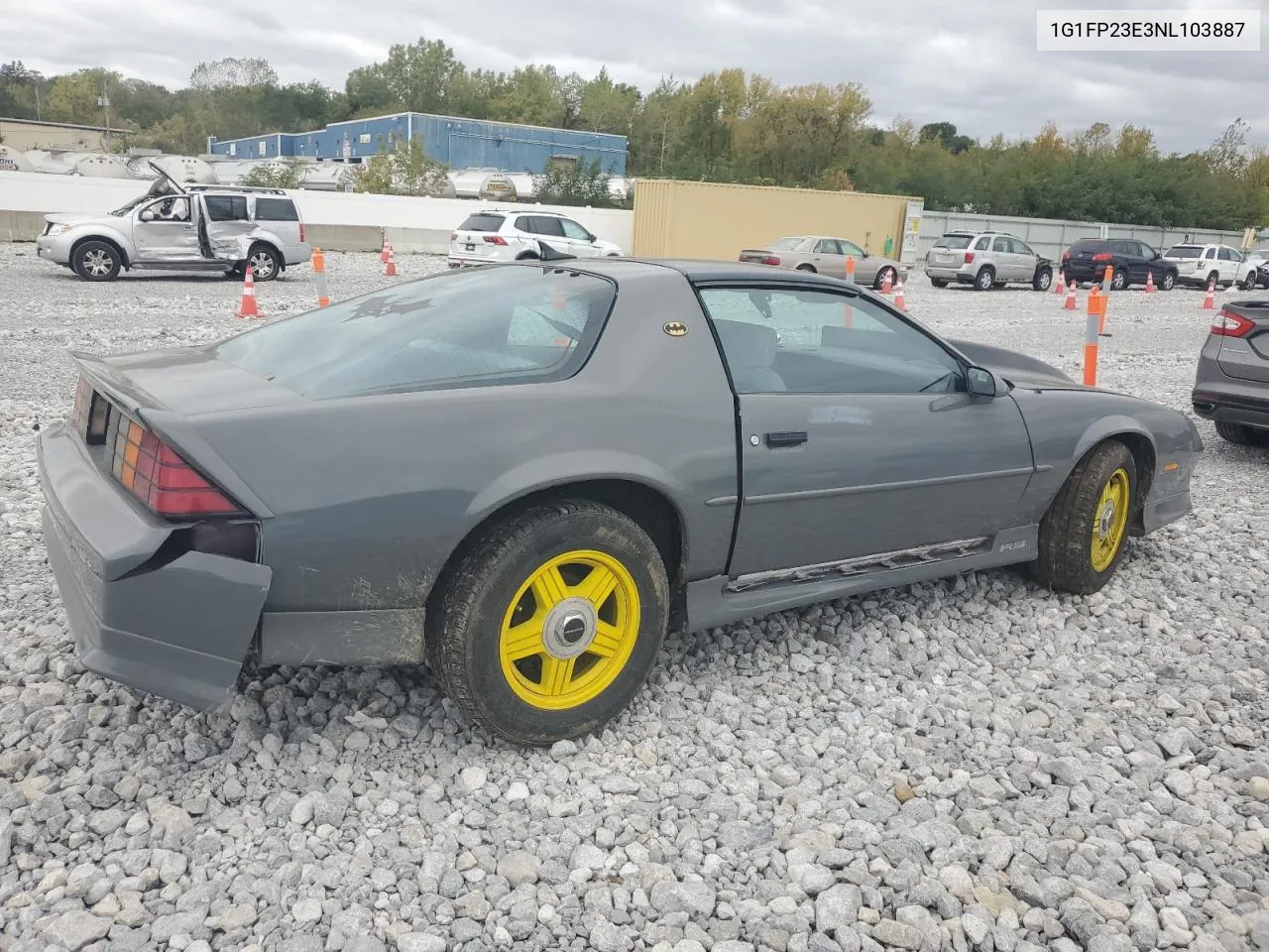 1992 Chevrolet Camaro Rs VIN: 1G1FP23E3NL103887 Lot: 74591844