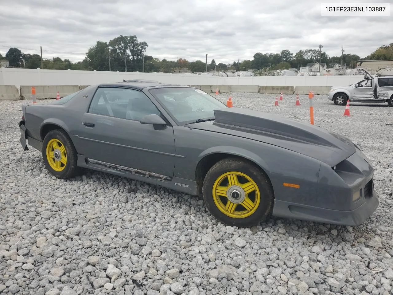 1992 Chevrolet Camaro Rs VIN: 1G1FP23E3NL103887 Lot: 74591844