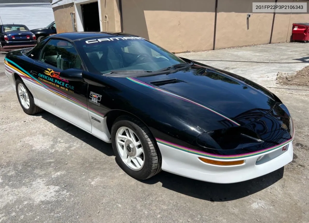 1993 Chevrolet Camaro Z28 VIN: 2G1FP22P3P2106343 Lot: 73956174