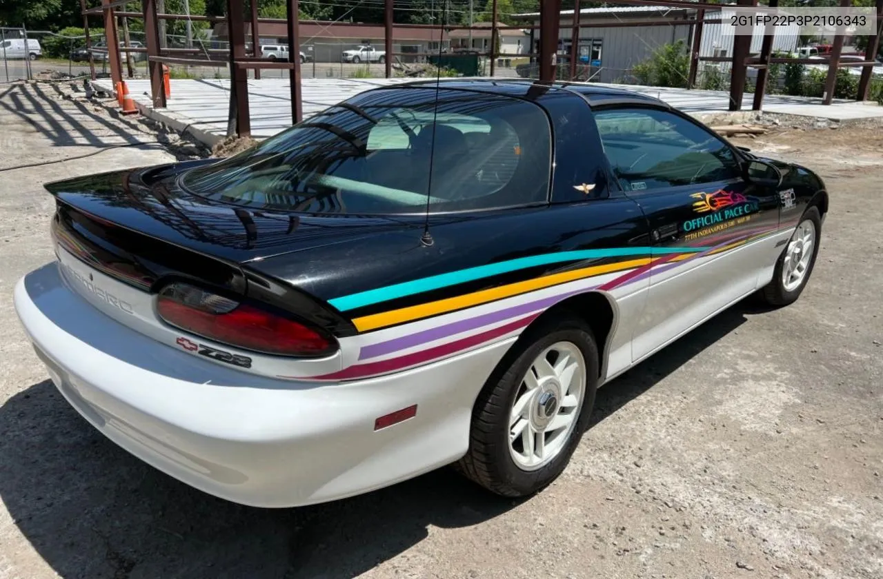 1993 Chevrolet Camaro Z28 VIN: 2G1FP22P3P2106343 Lot: 73956174