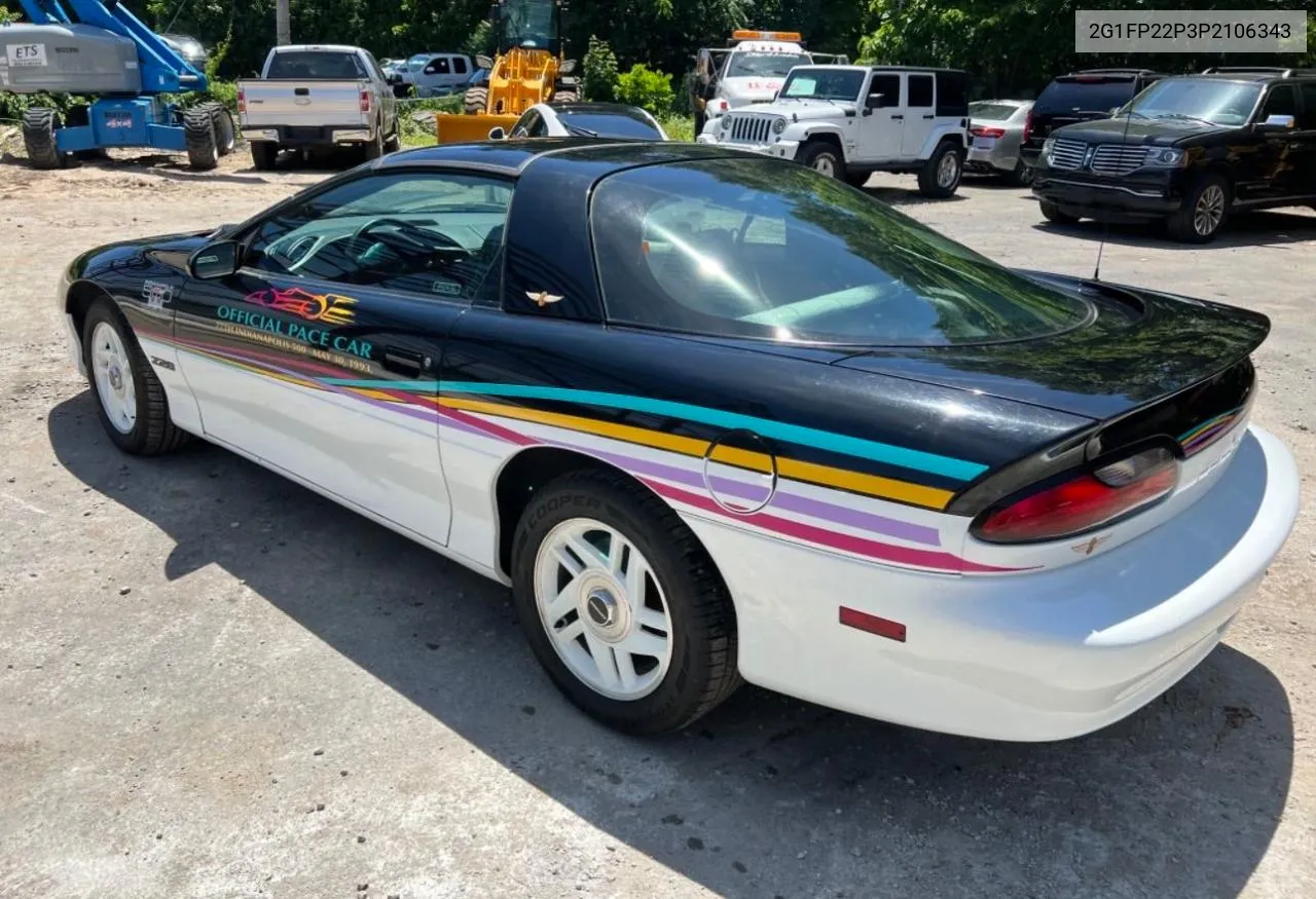 1993 Chevrolet Camaro Z28 VIN: 2G1FP22P3P2106343 Lot: 80004374