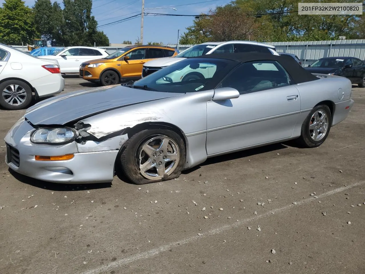 1998 Chevrolet Camaro VIN: 2G1FP32K2W2100820 Lot: 72539744