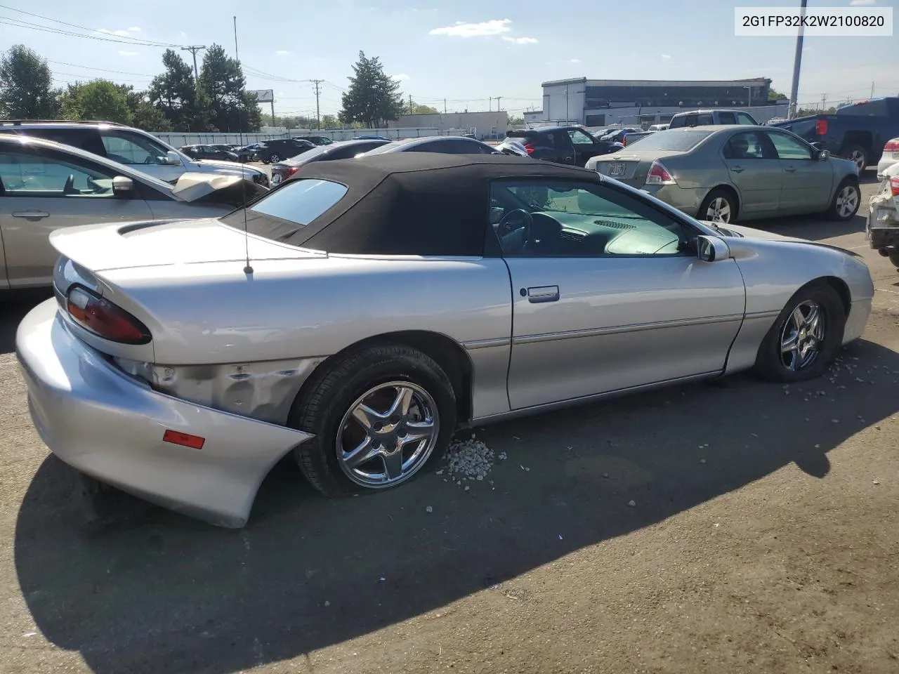 1998 Chevrolet Camaro VIN: 2G1FP32K2W2100820 Lot: 72539744