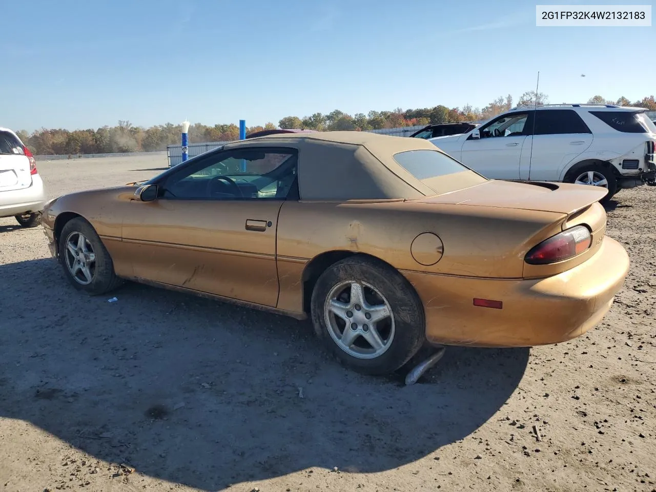 2G1FP32K4W2132183 1998 Chevrolet Camaro