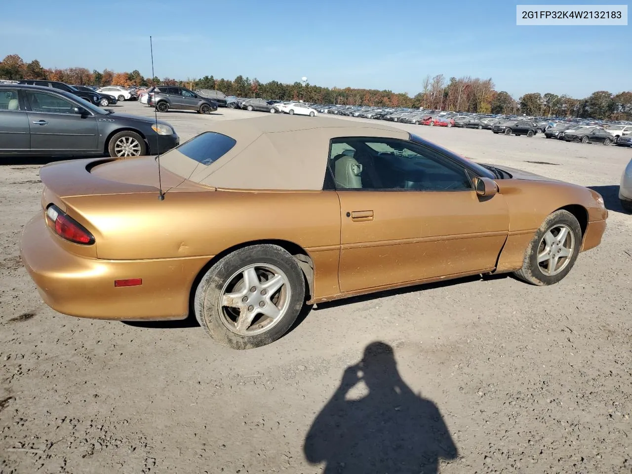 2G1FP32K4W2132183 1998 Chevrolet Camaro