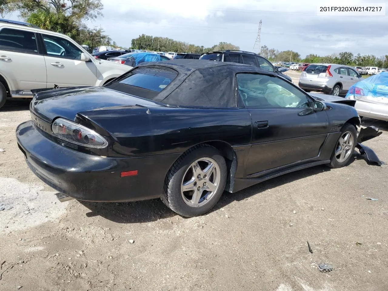 1998 Chevrolet Camaro Z28 VIN: 2G1FP32GXW2147217 Lot: 78501074