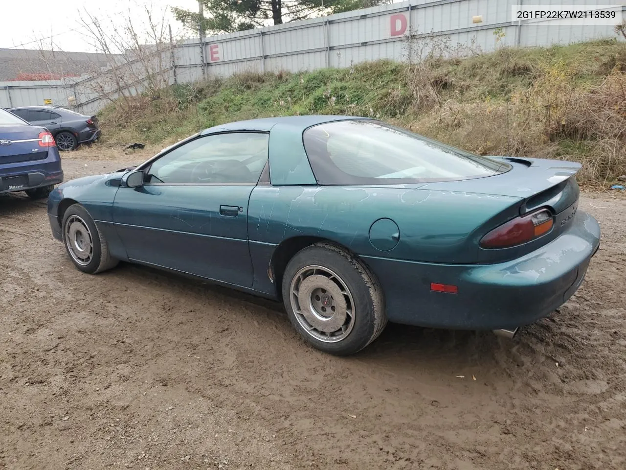 1998 Chevrolet Camaro VIN: 2G1FP22K7W2113539 Lot: 79086334