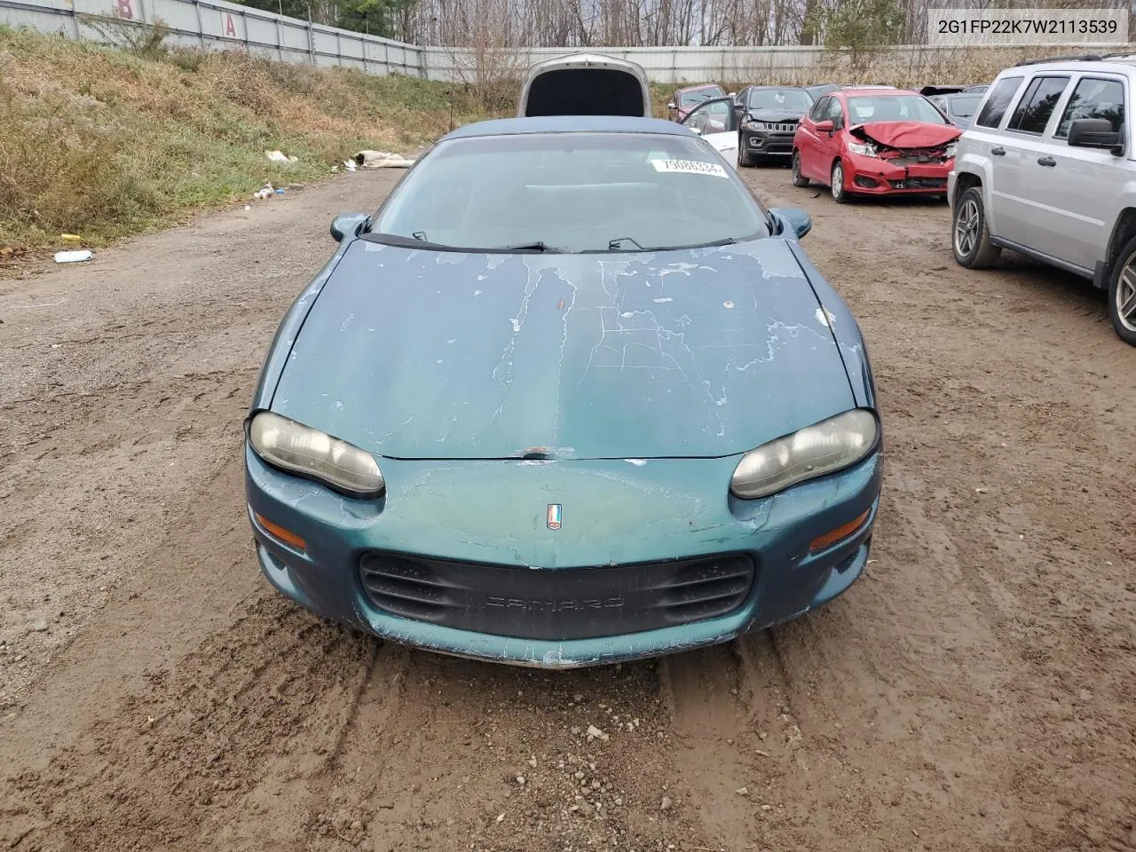 1998 Chevrolet Camaro VIN: 2G1FP22K7W2113539 Lot: 79086334