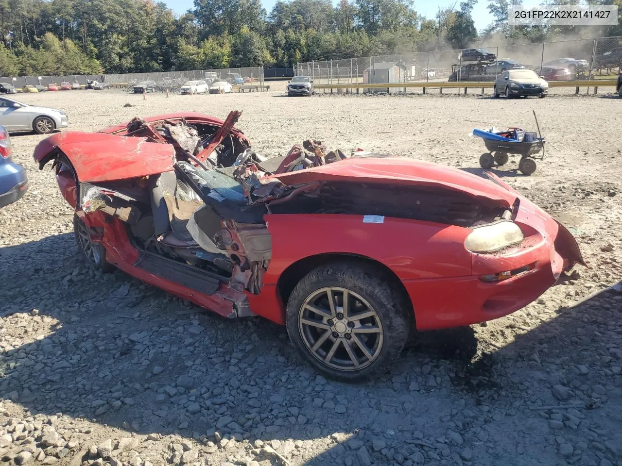 1999 Chevrolet Camaro VIN: 2G1FP22K2X2141427 Lot: 75400844