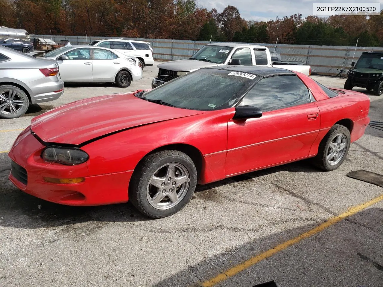 1999 Chevrolet Camaro VIN: 2G1FP22K7X2100520 Lot: 78069214