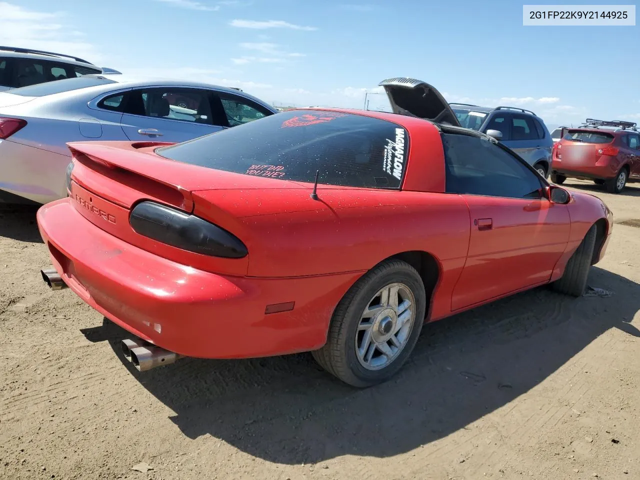 2000 Chevrolet Camaro VIN: 2G1FP22K9Y2144925 Lot: 69644794