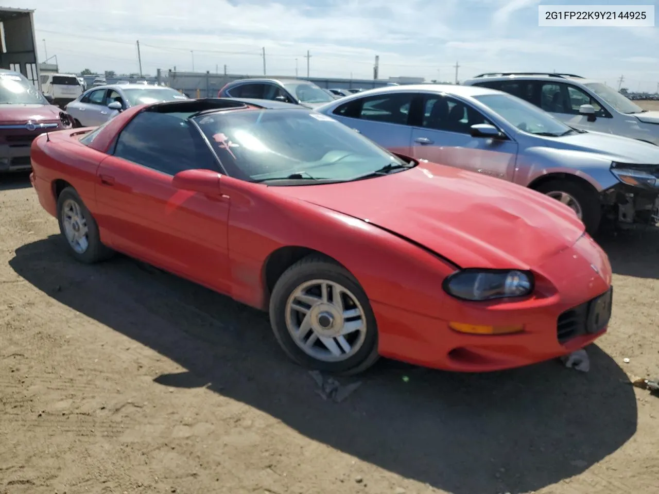 2000 Chevrolet Camaro VIN: 2G1FP22K9Y2144925 Lot: 69644794