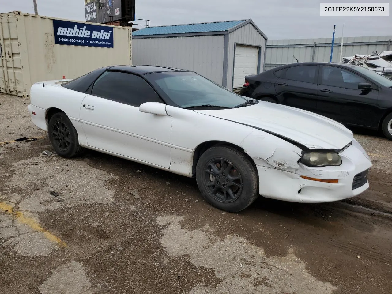 2000 Chevrolet Camaro VIN: 2G1FP22K5Y2150673 Lot: 72782244