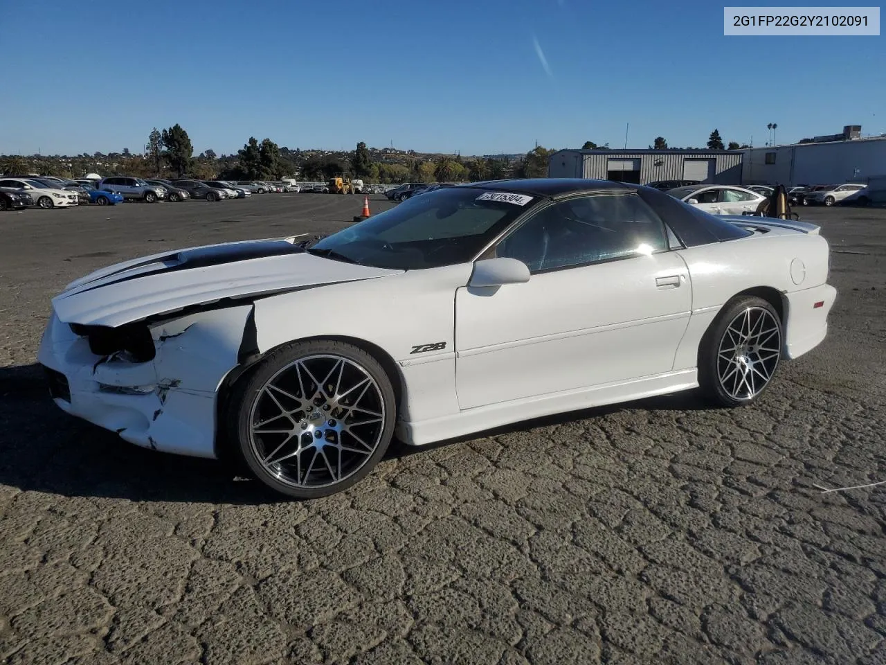 2000 Chevrolet Camaro Z28 VIN: 2G1FP22G2Y2102091 Lot: 73015304