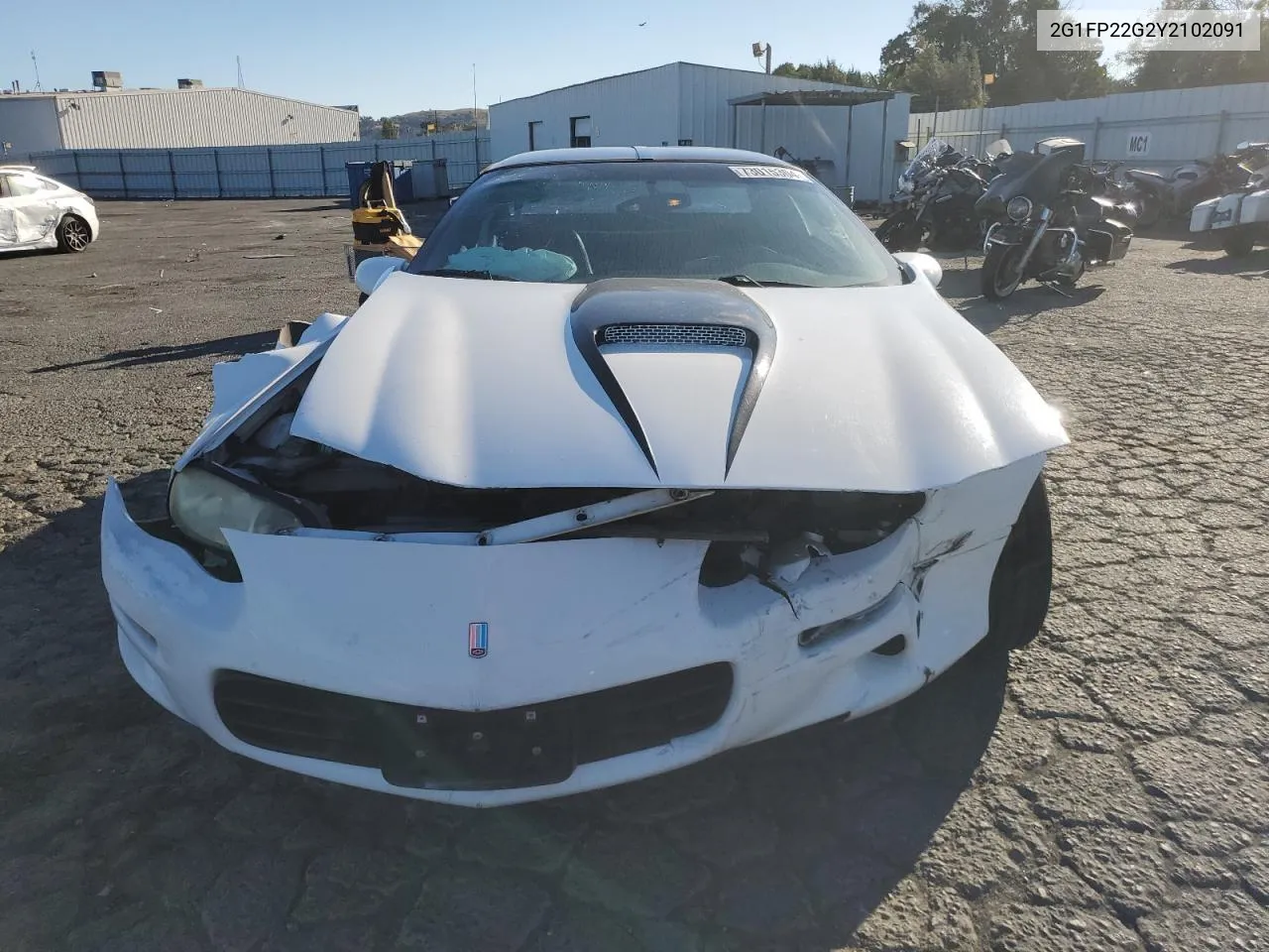 2000 Chevrolet Camaro Z28 VIN: 2G1FP22G2Y2102091 Lot: 73015304