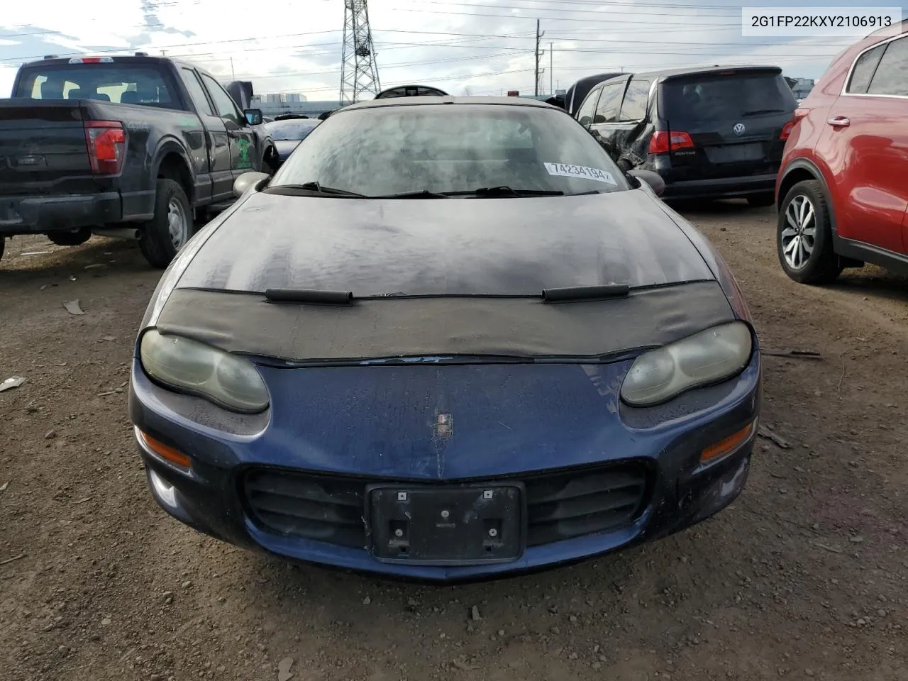 2000 Chevrolet Camaro VIN: 2G1FP22KXY2106913 Lot: 74234194