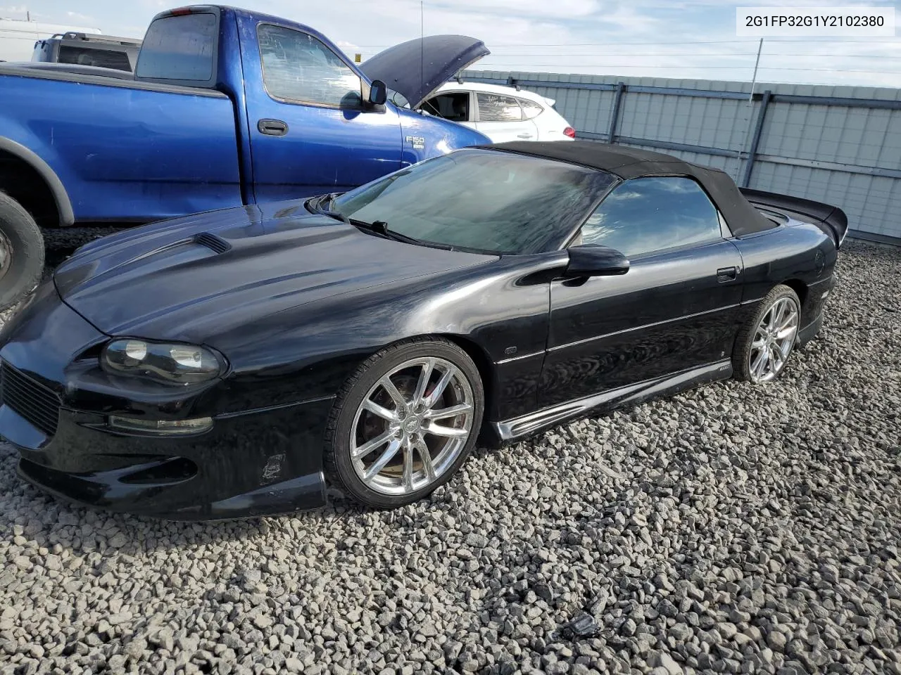 2000 Chevrolet Camaro Z28 VIN: 2G1FP32G1Y2102380 Lot: 74539954