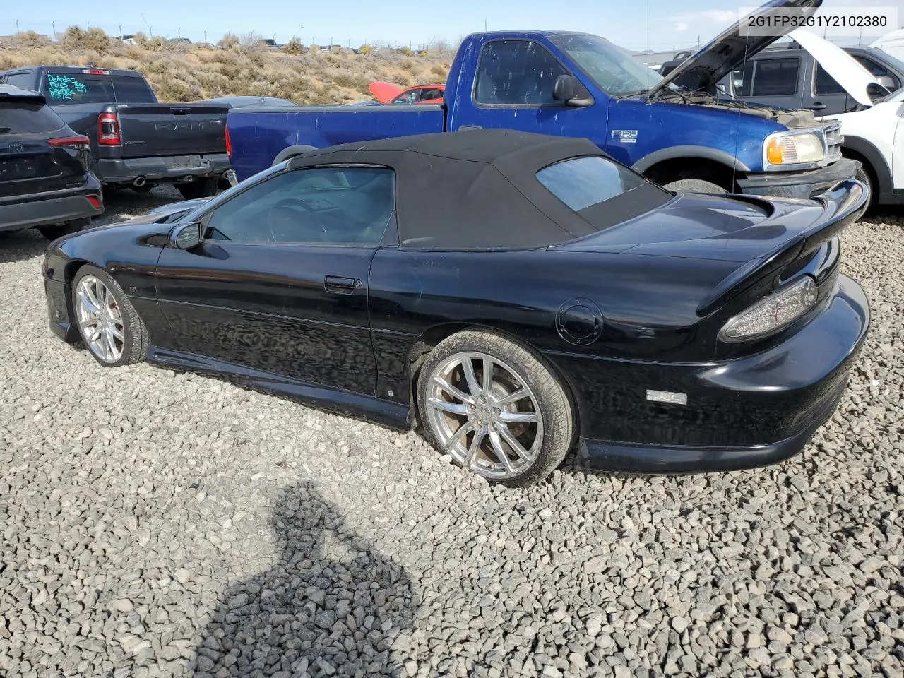 2000 Chevrolet Camaro Z28 VIN: 2G1FP32G1Y2102380 Lot: 74539954