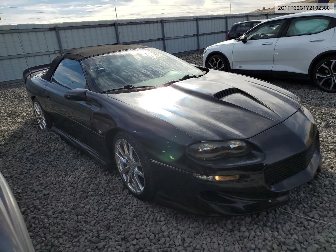 2000 Chevrolet Camaro Z28 VIN: 2G1FP32G1Y2102380 Lot: 74539954