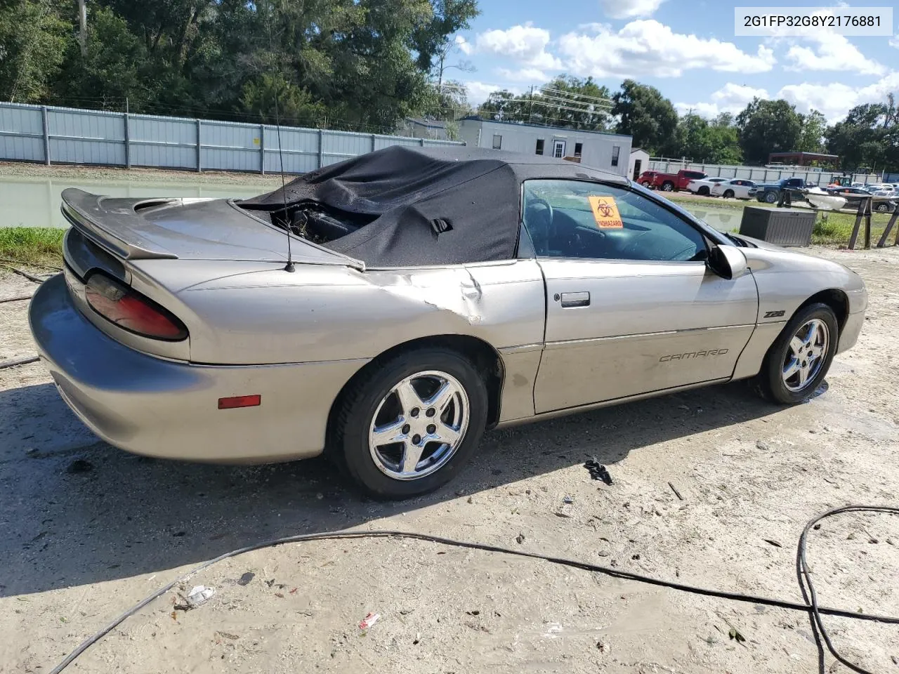 2000 Chevrolet Camaro Z28 VIN: 2G1FP32G8Y2176881 Lot: 75519664