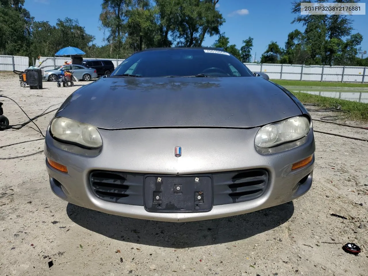 2000 Chevrolet Camaro Z28 VIN: 2G1FP32G8Y2176881 Lot: 75519664