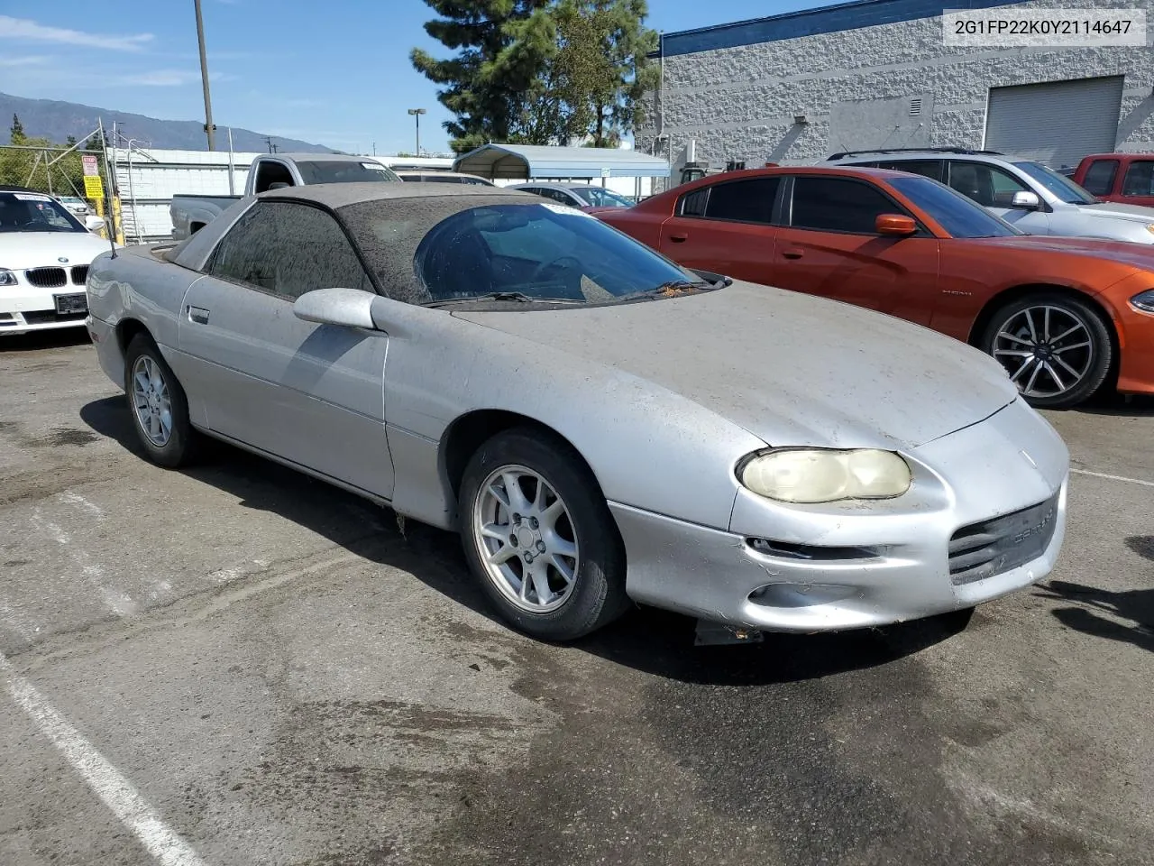 2000 Chevrolet Camaro VIN: 2G1FP22K0Y2114647 Lot: 75730164